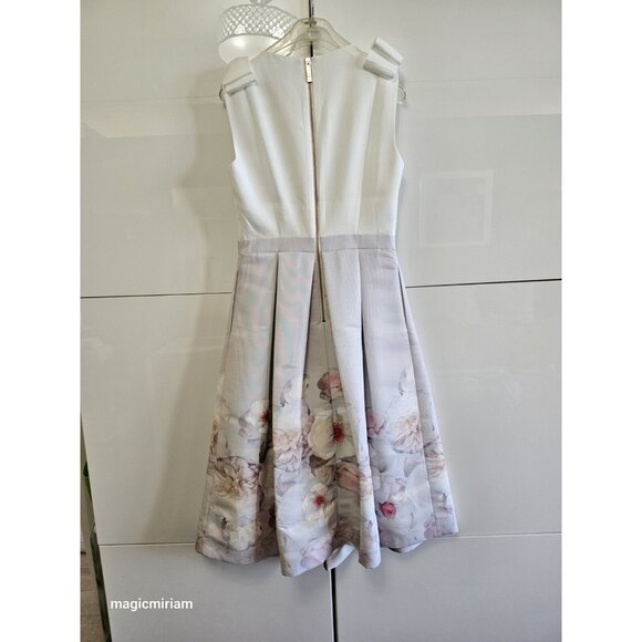 BNWT Ted Baker London Gilith Chelsea Bow Shoulder Dress - Picture 6 of 13